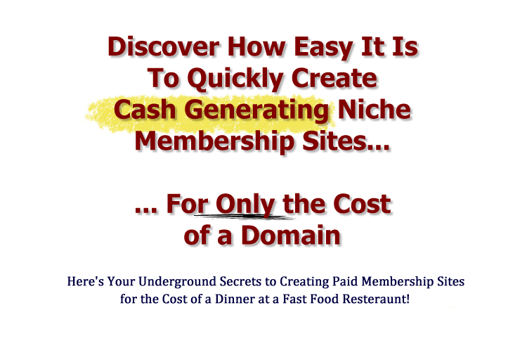 RAVE REVIEWS! - $100,000.00/Year MEMBERSHIP SITES, Get Running In 24 Hours For FREE (Step-by-Step)